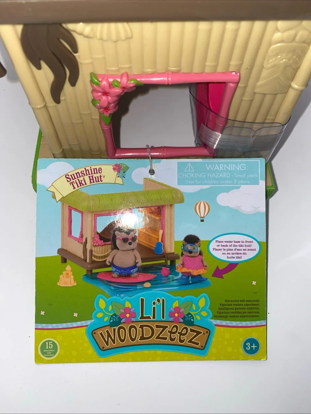Sunshine Tiki Hut Playset - Pink and Tan